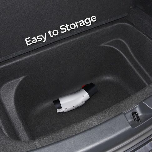 BMZX J1772 EVs Adapter for Tesla to J1772 Charging Adapter Charger Max 60A & 250V in Kuwait