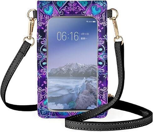 Noteligou حقيبة الهاتف حبال Crossbody الهاتف حقيبة مضادة للماء محفظة الهاتف الخليوي محفظة المحفظة حقيبة على حزام الكتف in Kuwait