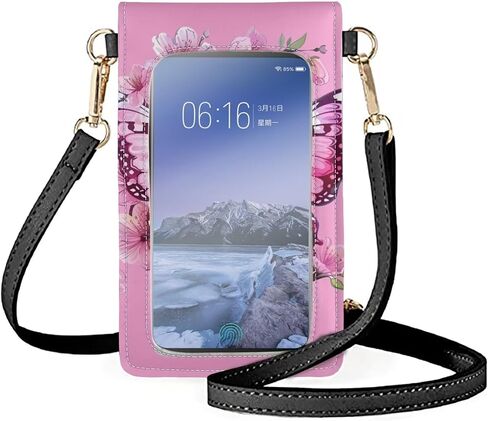 Noteligou حقيبة الهاتف حبال Crossbody الهاتف حقيبة مضادة للماء محفظة الهاتف الخليوي محفظة المحفظة حقيبة على حزام الكتف in Kuwait