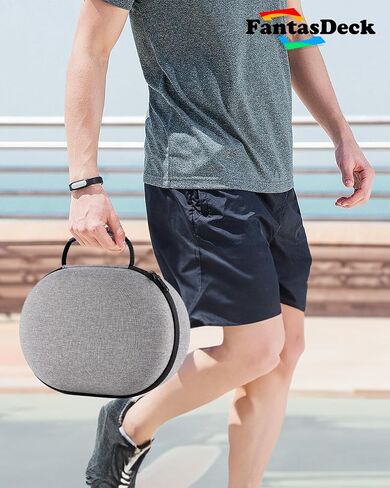 FantasDeck Hard Carrying Case for Apple Vision Pro Accessories, Portable Travel Protective Shell Storage Pounch Bag with Strap for Vision Pro VR Headset in Saudi Arabia