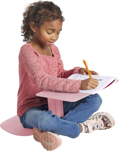 ECR4Kids The Surf Portable Lap Desk, Flexible Seating, Pink in Saudi Arabia
