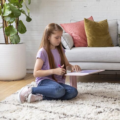 ECR4Kids The Surf Portable Lap Desk, Flexible Seating, Pink in Saudi Arabia