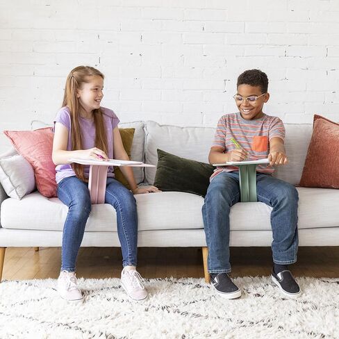 ECR4Kids The Surf Portable Lap Desk, Flexible Seating, Pink in Saudi Arabia
