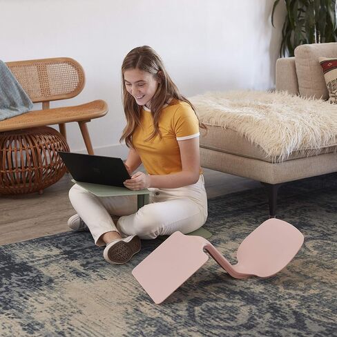 ECR4Kids The Surf Portable Lap Desk, Flexible Seating, Pink in Saudi Arabia