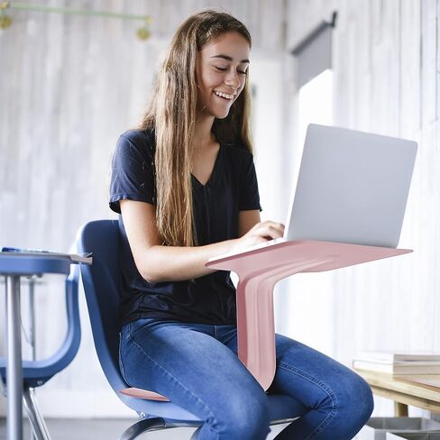 ECR4Kids The Surf Portable Lap Desk, Flexible Seating, Pink in Saudi Arabia