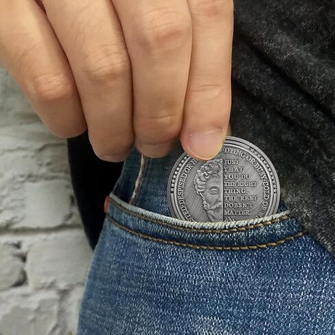 Summum Bonum Stoic Coin Stoicism Challenge Coin Stoic Reminder Token for Daily Stoic Meditations in Saudi Arabia