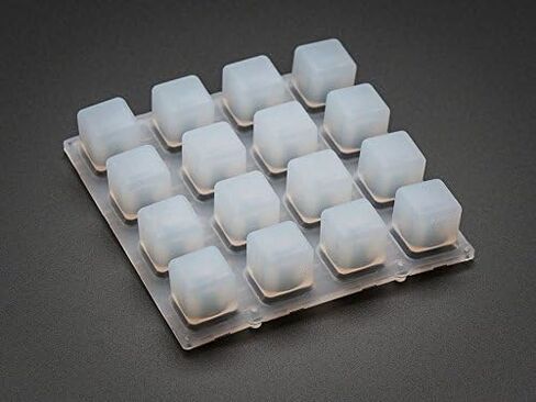 Adafruit Silicone Elastomer 4x4 Button Keypad - for 3mm LEDs [ADA1611] in Saudi Arabia