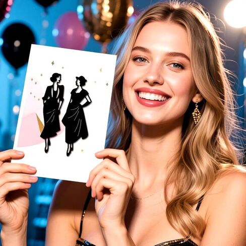 MAYJOYDIY Gentleman and Lady صورة ظلية قطع معدنية يموت صورة بشرية يموت تخفيضات أنيقة للنساء والرجال قالب النقش استنسل من الفولاذ الكربوني لصنع البطاقات، كتيب القصاصات لتزيين الهدايا in Kuwait