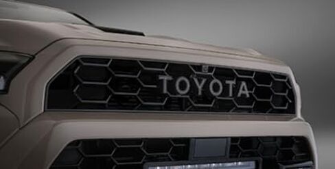 Toyota 4Runner TRD PRO & TRAILHUNTER Matte Black Grille Letter Overlay, ABS Plastic in Saudi Arabia