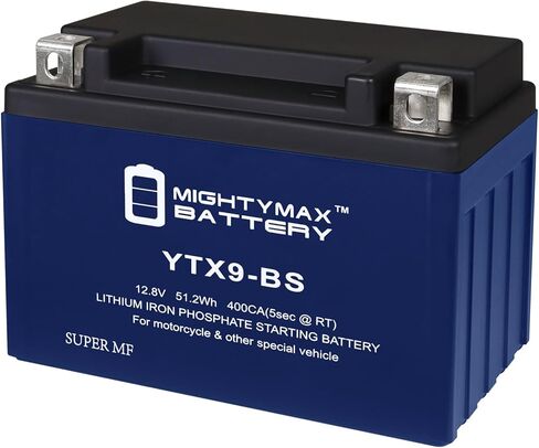 Mighty Max Battery YTX9-BS Lithium Replacement Battery Compatible with Yuasa YTX9-BS MK in Saudi Arabia