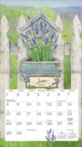 Lang, Herb Garden 2026 Wall Calendar by Jane Shasky, 13.4'' X 12'', 12-Month Calendar with Stapled Binding in Saudi Arabia