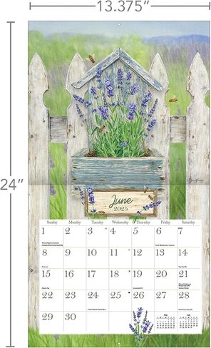 Lang, Herb Garden 2026 Wall Calendar by Jane Shasky, 13.4'' X 12'', 12-Month Calendar with Stapled Binding in Saudi Arabia