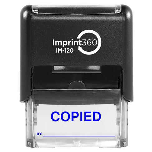 AS-IMP1115B - ختم منسوخ باستخدام: الخط، حبر أزرق، ختم مطاطي ذاتي التحبير التجاري شديد التحمل، انطباع 9/16 بوصة × 1-1/2 بوصة in Saudi Arabia