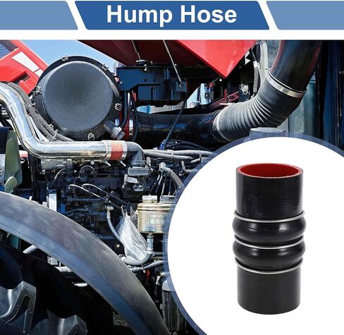 ACROPIX ID 63 مم / 2.5 بوصة سيليكون خرطوم شحن مبرد الهواء الداخلي عالي التحمل أنبوب أنبوب التمهيد 152 مم / 6 بوصة طول 4 طبقات معززة مستقيمة مبرد داخلي مجموعة مدخل مقرنة أسود in Kuwait