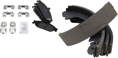 Front and Rear Brake Pads Ceramic Compatible with 2004-2005 Chevrolet Classic 1997-2003 Malibu 2003-2004 Oldsmobile Alero 1997-1999 Cutlass 1999-2005 Pontiac Grand Am in Saudi Arabia