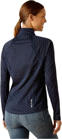 ARIAT Girls' YTH Sunstopper 2.0 1/4 Zip Bslyr N Dt in Saudi Arabia