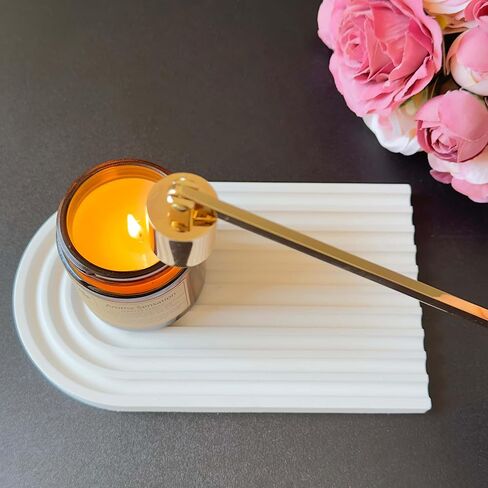 Candle Snuffer, Candle Snuffer Extinguisher with Long Handle, Black Stainless Steel Wick Flame Snuffer for Putting Out Candle Flame Safely in Saudi Arabia