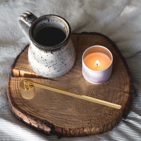 Candle Snuffer, Candle Snuffer Extinguisher with Long Handle, Black Stainless Steel Wick Flame Snuffer for Putting Out Candle Flame Safely in Saudi Arabia