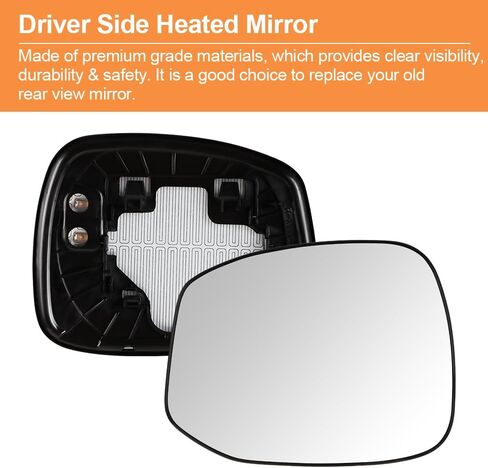 Senzeal Passenger Side Heated Mirror Glass Replacement for Honda Civic 2012 2013 76203TR3A01 (Right Side) in Saudi Arabia
