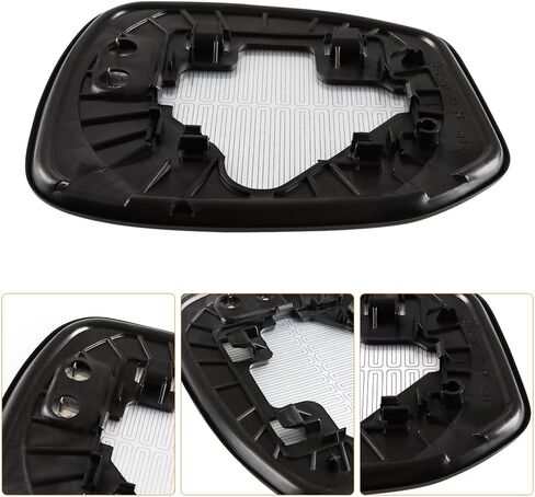 Senzeal Passenger Side Heated Mirror Glass Replacement for Honda Civic 2012 2013 76203TR3A01 (Right Side) in Saudi Arabia