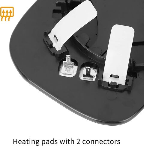 X AUTOHAUX مرآة زجاج ساخنة مع لوحة دعم جانب الركاب الجانب الأيمن مرآة الرؤية الخلفية الزجاج لفولفو C30 S40 V50 in Saudi Arabia