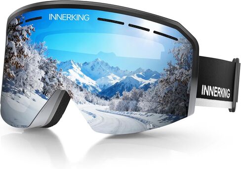 نظارات التزلج على الجليد للرجال والنساء والشباب - نظارات OTG للتزلج على الجليد ضد الضباب - RevoGold 13% in Kuwait