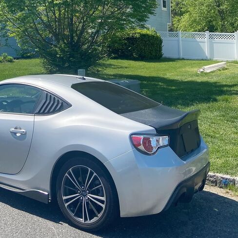 KUAFU خلفي الجذع المفسد متوافق مع 2013-2020 سوبارو BRZ 2013-2016 سليل FR-S 2017-2020 تويوتا 86 الذيل الجناح المفسد الجناح الديكور L نوع الجذع الخلفي الشفة ألياف الكربون اللون ABS البلاستيك in Saudi Arabia