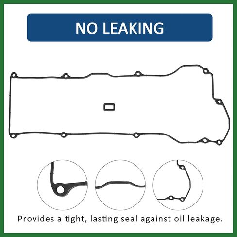 Motoforti 132644Z011 Car Engine Valve Cover Replacement with Gasket Black for Nissan Sentra GXE XE CA Sedan 1.8L 2000 2001 2002 Long-lasting in Saudi Arabia