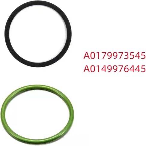 2pcs Seal O Rings For Mercedes for OM642 A0179973545 A0149976445 Green & Black O Rings Car Accessories in Saudi Arabia