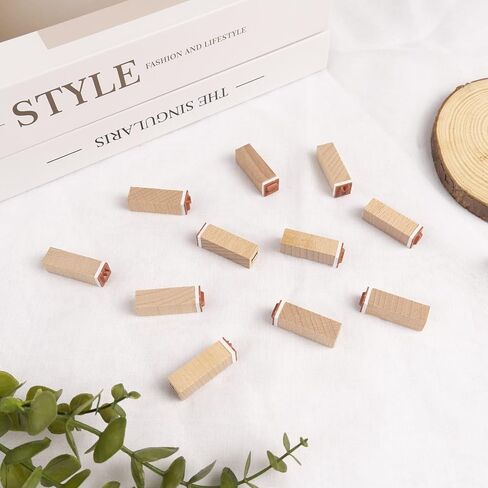 DIYOOHOMY Lowercase Letter Stamps for Clay, Wooden Alphabet Number Stamps for Pottery Clay Tools Ceramic Polymer DIY Scrapbook Card Making, 42 Pcs Vintage Lowercase Alphabet Stamp Crafting Tools in Saudi Arabia
