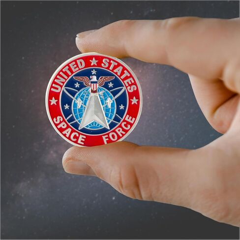 Artisan Owl United States Space Force Challenge Coin US Command - Commemorative Coin and Veteran Gifts - Collectible Coin for Coin Collectors - 40x3mm in Saudi Arabia