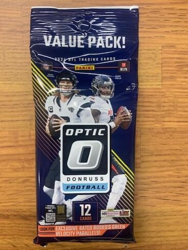 2024 حزمة Donruss Optic Football Fat Pack المكونة من 12 بطاقة قيمة! وسط المدينة هانت in Saudi Arabia
