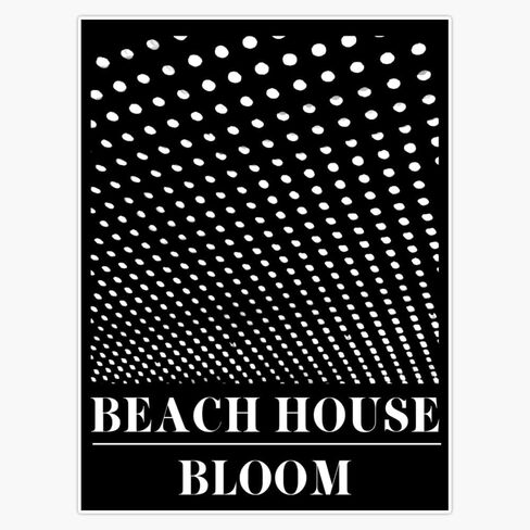 Beach House - Bloom Sticker Bumper Sticker Vinyl Decal 5" in Saudi Arabia