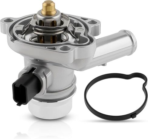 85993 Upgrade Thermostat Housing Assembly Fit for Buick Encore Fit for Chevy Cruze Sonic Trax 1.4L Replaces 25200455 55565336 55579010 55593034 in Saudi Arabia