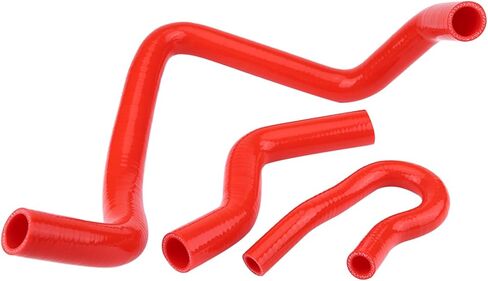 9pcs Silicone Radiator Hose Kit, Water Resistant, High Temp Resistance, for D15 D16 SOHC EG EK 1992-2000 (Red) in Saudi Arabia