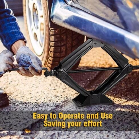 Scissor Lift Jack 2 Ton (4409 lbs) Tire Jack Heavy-Duty Car Jack Kit Universal Tire Jack Tool Kit with Handle for Auto SUV MPV in Saudi Arabia