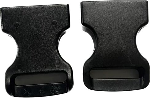 1 inch/25mm Quick Slide Release Plastic Buckles Male and Female Black Clips Dual Adjustable Repairing Parts in Saudi Arabia