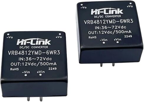 12V 6W 500mA Output DC/DC Power Supply Module 10pcs/Lot VRB4812YMD-6WR3 Step Down Isolated Regulated in Saudi Arabia
