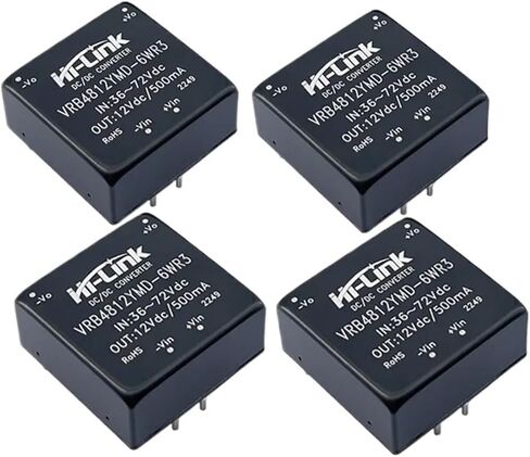 12V 6W 500mA Output DC/DC Power Supply Module 10pcs/Lot VRB4812YMD-6WR3 Step Down Isolated Regulated in Saudi Arabia