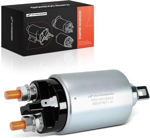 A-Premium Starter Solenoid Compatible with Caterpillar Models - Skid Steer Loader 272D/272D2/297D/297D2/299D/299D2 2014 2015 2016 2017-12V in Saudi Arabia