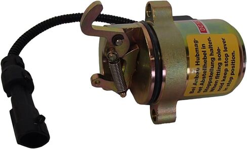 Gladiator New Fuel Shut-Off Solenoid for Bobcat with DEUTZ Diesel Engine Fits: Model A220, A300, S250, T200, 863, 864, 873, 883 with 12 Volt Pigtail 6686715 04272956 MXL-178 MXL-178-12V in Saudi Arabia