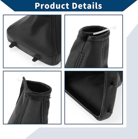 No.24430525/5738392 Gear Shift Stick Gaiter for Opel for Astra 1998-2010 Gear Stick Knob Cover Boot Shift Cover Dustproof Leather 1 Pc Black in Saudi Arabia