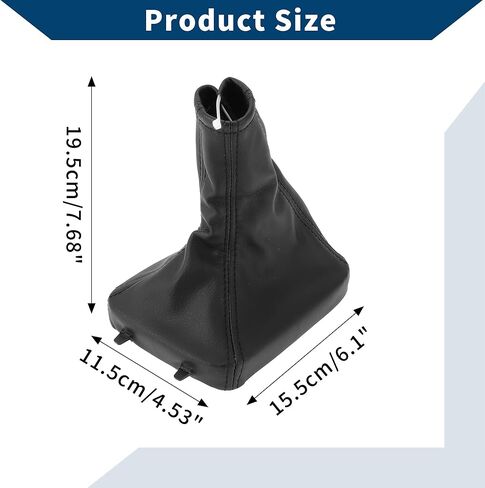 No.24430525/5738392 Gear Shift Stick Gaiter for Opel for Astra 1998-2010 Gear Stick Knob Cover Boot Shift Cover Dustproof Leather 1 Pc Black in Saudi Arabia