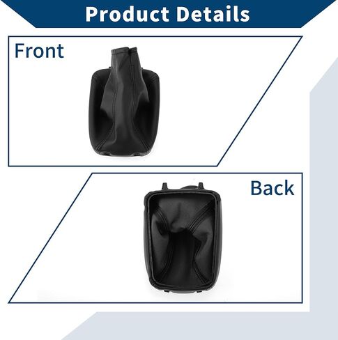 No.24430525/5738392 Gear Shift Stick Gaiter for Opel for Astra 1998-2010 Gear Stick Knob Cover Boot Shift Cover Dustproof Leather 1 Pc Black in Saudi Arabia