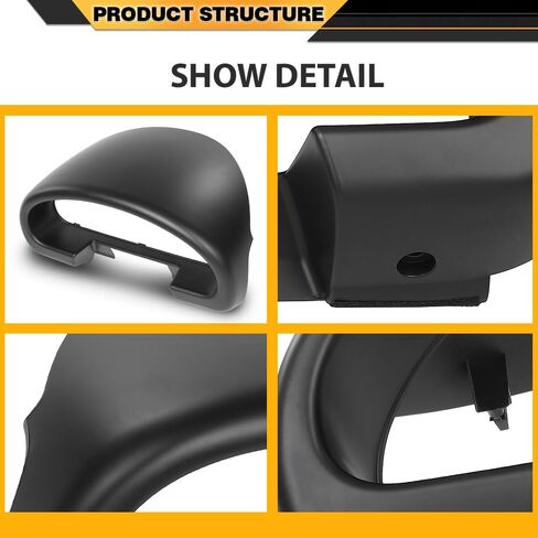 Gauge Hood Cover Cluster Bezel Compatible with Mazda Miata 1990-1993 Replacement for NA01-55-420B-00, NA0155420B00 Black in Saudi Arabia