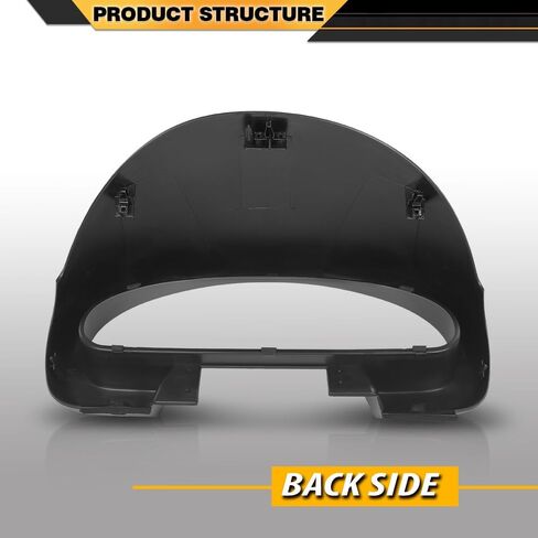 Gauge Hood Cover Cluster Bezel Compatible with Mazda Miata 1990-1993 Replacement for NA01-55-420B-00, NA0155420B00 Black in Saudi Arabia