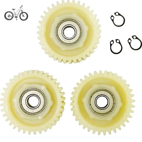 Planetary 36t Nylon Planetary Gear Clutch Kit for 500w-1000w Left-End Hub Motors. Quiet, High-Torque Gear Set for Bafang/Mxus Motors and Electric Fat Bikes/Retro Electric Vehicles (3-Pack+1 Clutch) in Saudi Arabia