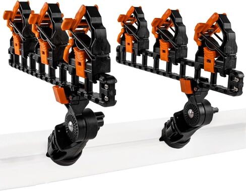 YakAttack SideStage Pro Rod Rack with LockNLoad Mounting System (RHM-1007) | Kayak Fishing Accessories in Kuwait