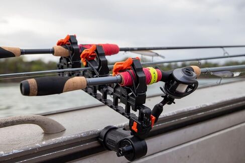 YakAttack SideStage Pro Rod Rack with LockNLoad Mounting System (RHM-1007) | Kayak Fishing Accessories in Kuwait