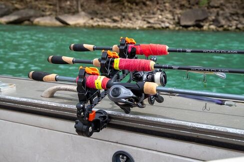 YakAttack SideStage Pro Rod Rack with LockNLoad Mounting System (RHM-1007) | Kayak Fishing Accessories in Kuwait